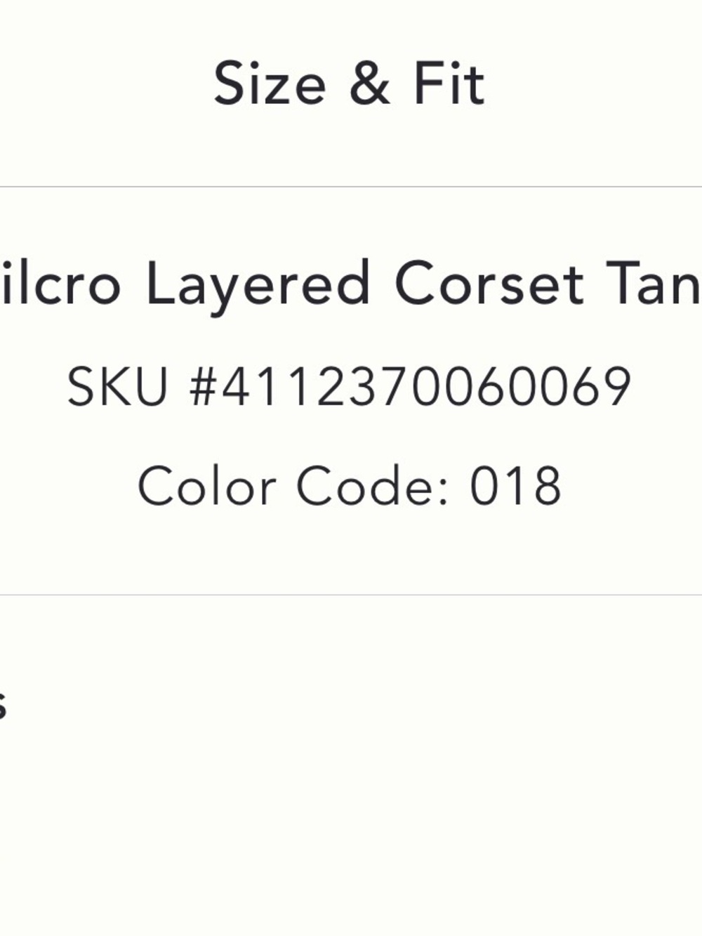 Pilcro Layered Corset Tank, Two-Tone Faux Leather Top - Picture 9 of 9